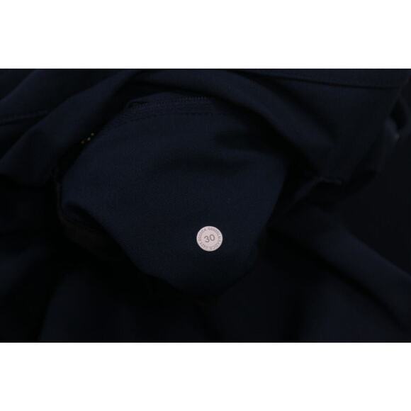 Lululemon Men's ABC Navy Blue Slim Fit Warpstreme 5-Pocket Pants Trousers 30x26 - Picture 8 of 8